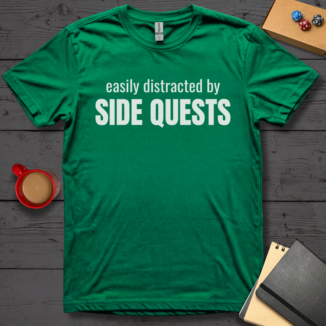 Easily Distracted By Side Quests T-Shirt