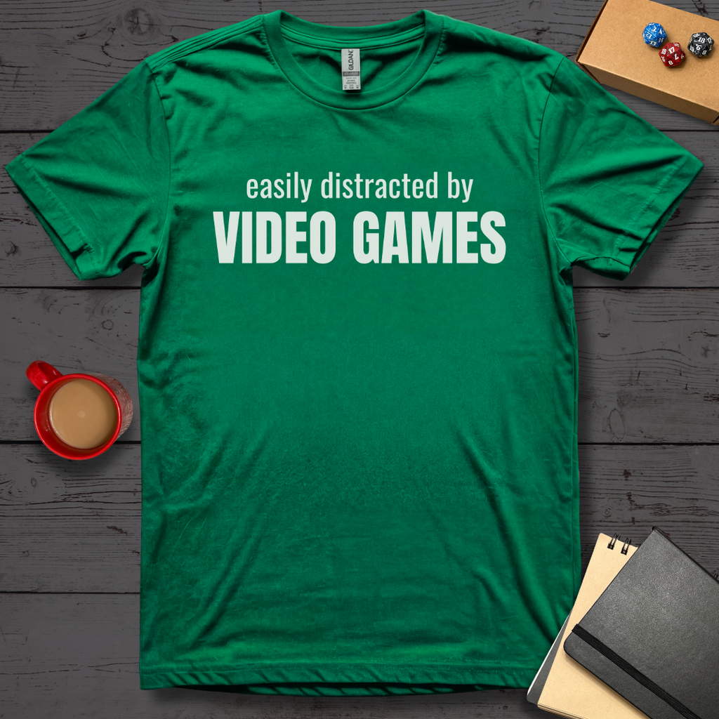 Easily Distracted By Video Games T-Shirt